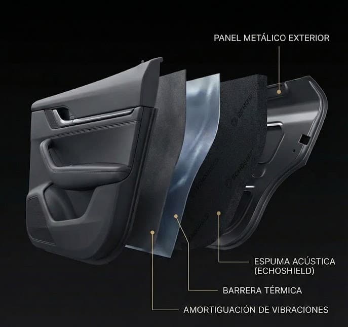 EchoShield 4-Layer Door Technology